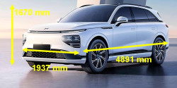XPeng G9 dimensions